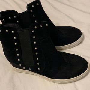 Black Heel Sneakers